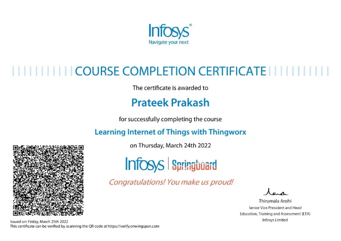 Learning Internet of Things