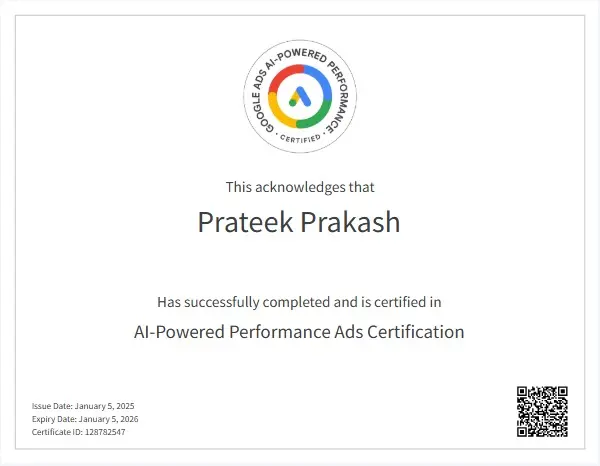 Google Ads AI Powered Performance